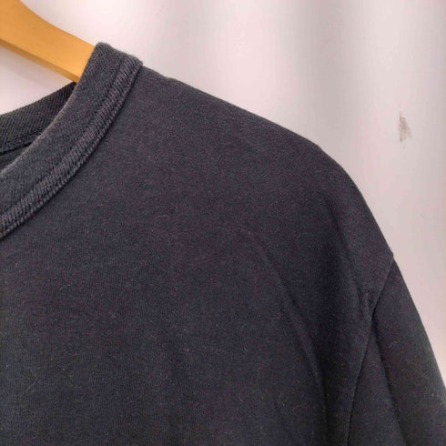 メッセージプリントTシャツ 裾&袖シングル メンズ import:M