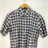 アクアスキュータム AQUASCUTUM チェック柄半袖ボタンシャツ メンズ L