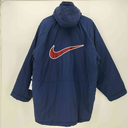 ナイキ NIKE 銀タグ 中綿 裏地キルティング ナイロンロングコート ベンチコート メンズ JPN:L