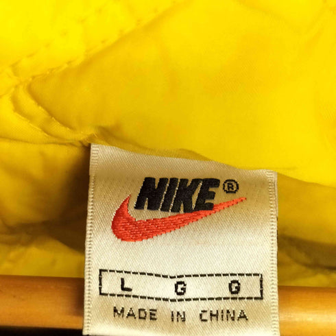 ナイキ NIKE 銀タグ 中綿 裏地キルティング ナイロンロングコート ベンチコート メンズ JPN:L