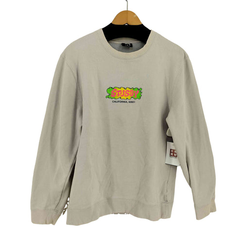 ステューシー Stussy センターロゴプリント クルーネックスウェット メンズ JPN:M