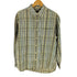 ギャップ Gap 90S 紺タグ インド綿 マドラスチェック L/S シャツ メンズ import:M