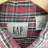 ギャップ Gap 90S 白タグ フラップポケット チェック ボタンダウン コットン L/S シャツ メンズ import:M