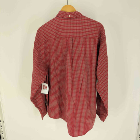 エディーバウアー Eddie Bauer 90S 白タグ チェック ボタンダウン L/S シャツ メンズ import:M