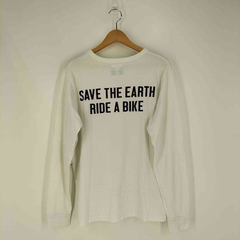 タコマフジレコード TACOMA FUJI RECORDS A girl rides a bike with lemon for the earth T-SHIRT クルーネックカットソー メンズ JPN:M