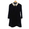 テッドベーカー TED BAKER ビジュー装飾 ベロアワンピース ドレス レディース US:4