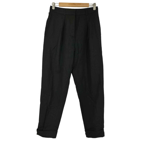 ジャンポールゴルチエセットプルミエ Jean Paul GAULTIER for SEPT PREMIERES ウールタックテーパードパンツ レディース 40