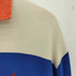 ポロバイラルフローレン Polo by RALPH LAUREN 90s ポニー刺繍 マルチカラーボーダー長袖ジップポロシャツ メンズ import:L