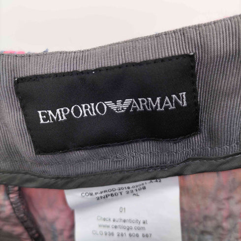 エンポリオアルマーニ EMPORIO ARMANI ケミカルダイ ツイード ショート パンツ Y2K レディース EUR:40-42