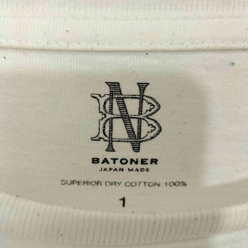 バトナー BATONER 21SS パックT Tシャツ PACK T-SHIRT DEGREASE COTTON メンズ 1