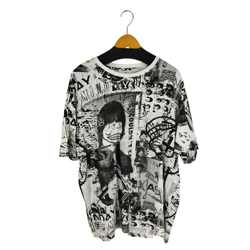 チープマンデー CHEAP MONDAY スカルヘッド 総柄 プリントクルーネックTシャツ メンズ JPN:L