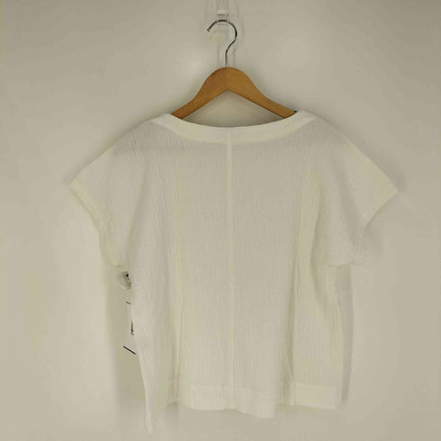 プランテーション Plantation 1981SS シワ加工 ガーゼ地 ボートネック S/S カットソー トップスのみ レディース M