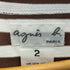 アニエスベー agnes b. ボートネックボーダーノースリーブトップス レディース 2