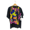 キャラクタープリント ラバー 発泡切り替え ペイント調 クルーネックTシャツ メンズ 2XL