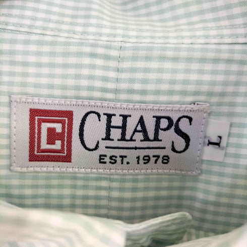 チャップス CHAPS ギンガムチェック ボタンダウンシャツ メンズ import:L