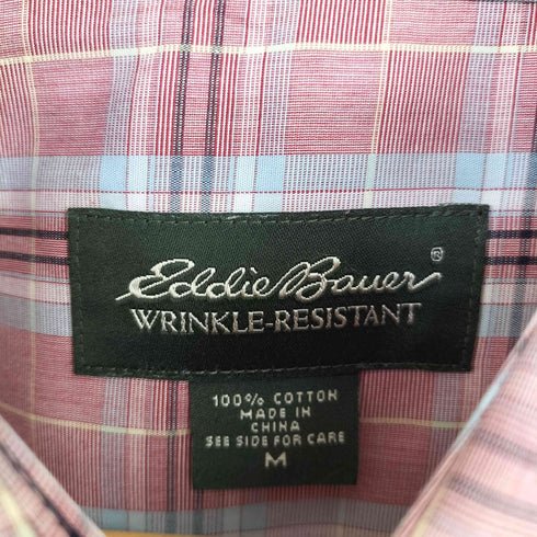 エディーバウアー Eddie Bauer 長袖チェック ボタンダウンシャツ メンズ JPN:M