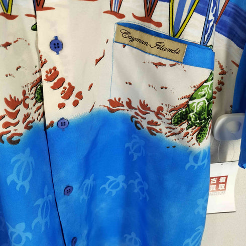 old 総柄レーヨンシャツ アロハシャツ メンズ JPN:L