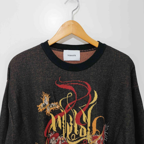 イロコイ Iroquois 21AW A MILLION FACES AT MY FEET KNIT/ニット メンズ 2