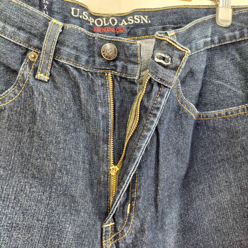 ユーエスポロアッスン U.S.POLO ASSN 脇割り インディゴジーンズ メンズ 36×32