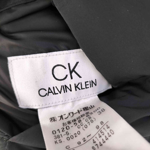 カルバンクライン CALVIN KLEIN リバーシブル フーデッド ダウンジャケット メンズ 38