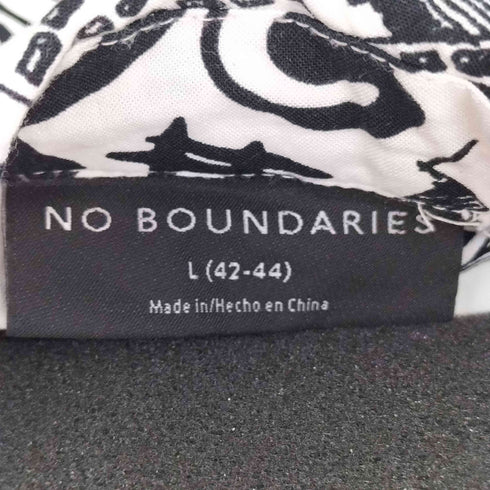 ノーバウンダリーズ no boundaries 総柄プリント レーヨンオープンカラーシャツ メンズ JPN:L