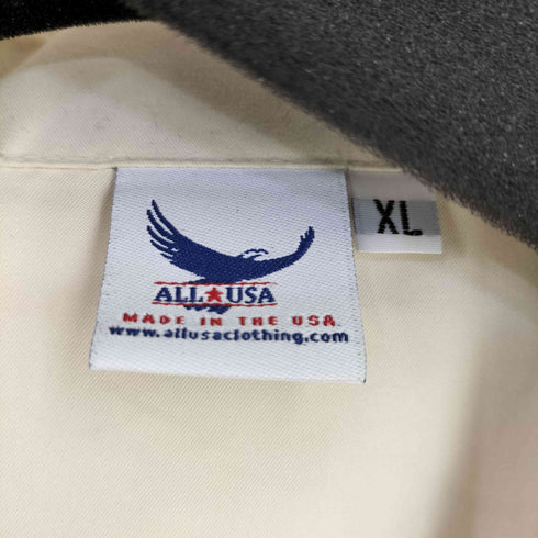 ALL USA USA製 半袖オープンカラーシャツ メンズ import:XL