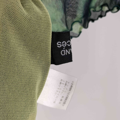 GRAND SUCCES グラフィックプリントメッシュトップス パワーネット セカンドスキン レディース JPN:40