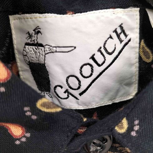 グーチ GOOUCH ペイズリー レーヨンオープンカラーシャツ メンズ JPN:M