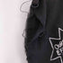 JIMSINN ダメージ加工 両面プリントノースリーブガーゼTシャツ パンク メンズ
