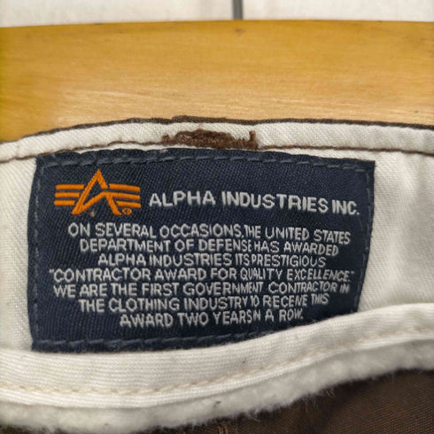 アルファインダストリーズ ALPHA INDUSTRIES ジップカーゴパンツ メンズ JPN:L