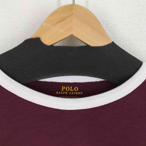 ポロラルフローレン POLO RALPH LAUREN カレッジプリント S/S リンガーTシャツ レディース JPN:S
