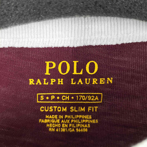 ポロラルフローレン POLO RALPH LAUREN カレッジプリント S/S リンガーTシャツ レディース JPN:S