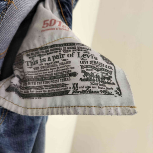 リーバイス Levis 501CT ボタンフライ オリジナル カスタマイズド&テーパード 10.5oz.デニム オペークインディゴ レディース 25inch