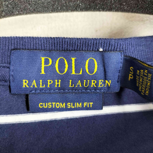 ポロラルフローレン POLO RALPH LAUREN ポニー刺繍 ボーダー柄 クルーネックTシャツ レディース SP