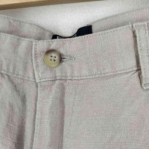 ポロバイラルフローレン Polo by RALPH LAUREN USA製 リネン 2タックショーツ ロケットTALON メンズ 32