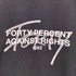 フォーティーパーセントアゲインストライツ FORTY PERCENTS AGAINST RIGHTS 両面ロゴプリント クルーネックTシャツ メンズ import:XL