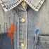 ジースターロー G-STAR RAW ダメージリペア加工デニムシャツ メンズ import:S