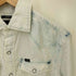 ジースターロー G-STAR RAW ブリーチ加工デニムウエスタンシャツ メンズ import:XS