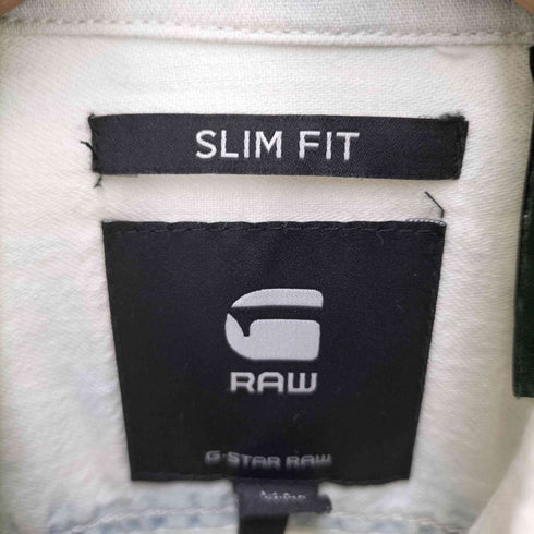 ジースターロー G-STAR RAW ブリーチ加工デニムウエスタンシャツ メンズ import:XS