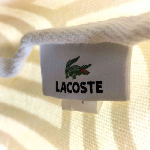 ラコステ LACOSTE ストライプトートバッグ レディース