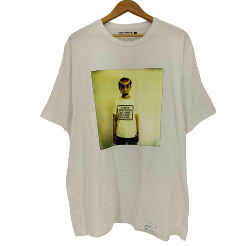 フォーティーパーセントアゲインストライツ FORTY PERCENTS AGAINST RIGHTS フォトプリント クルーネックTシャツ メンズ import:XL