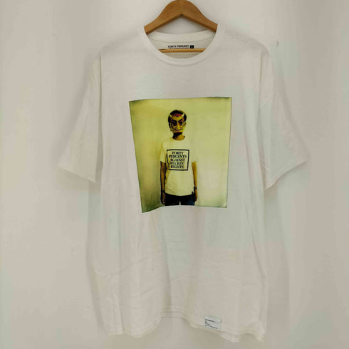 フォーティーパーセントアゲインストライツ FORTY PERCENTS AGAINST RIGHTS フォトプリント クルーネックTシャツ メンズ import:XL