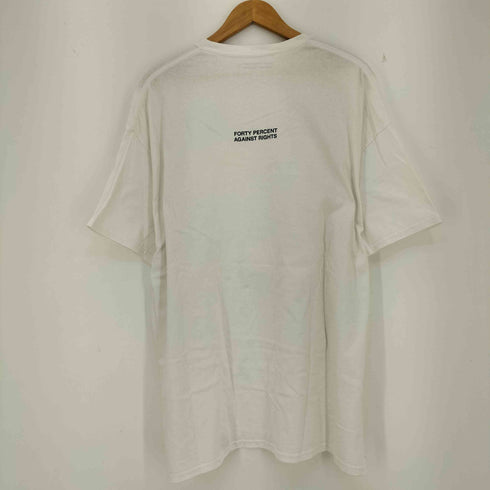 フォーティーパーセントアゲインストライツ FORTY PERCENTS AGAINST RIGHTS フォトプリント クルーネックTシャツ メンズ import:XL