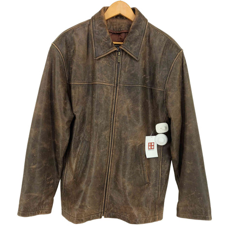leather limited レザージップアップジャケット メンズ import:S