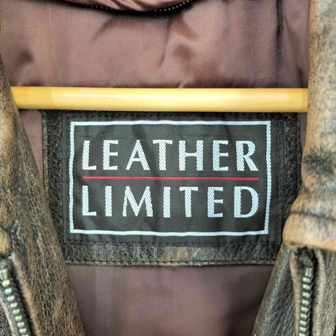 leather limited レザージップアップジャケット メンズ import:S