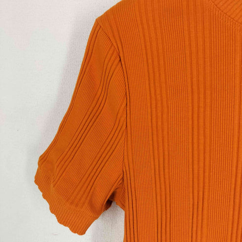 ザラ ZARA リブフィットニットTシャツ レディース JPN:L