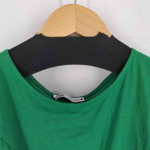 ザラ ZARA カシュクールノースリーブトップス レディース JPN:L