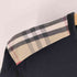 バーバリーロンドン BURBERRY LONDON ロゴ 刺繍 ショルダー チェック 切り替え S/S Tシャツ レディース import:M