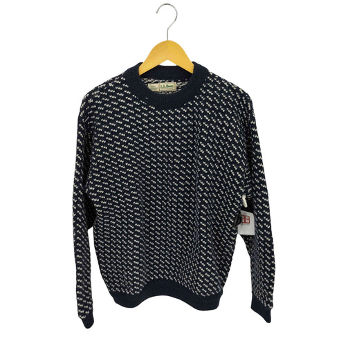 エルエルビーン L.L.Bean 80S MADE IN NORWAY バーズアイニット メンズ import:L