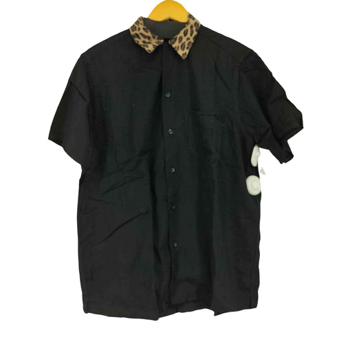 マインデニム MINEDENIM Leopard Trimming S/S Open Collar SH レオパード オープンカラーシャツ メンズ JPN:2